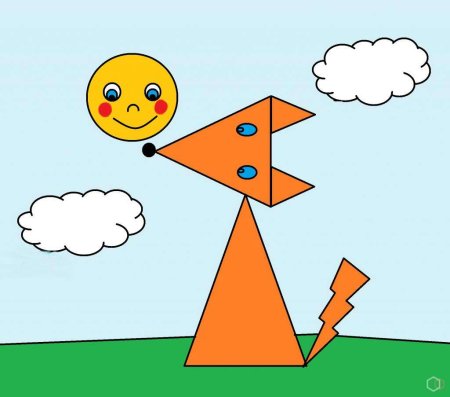 Рисунок из геометрических фигур