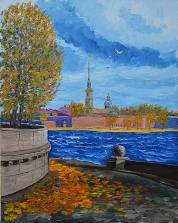 Осень в Петербурге картины