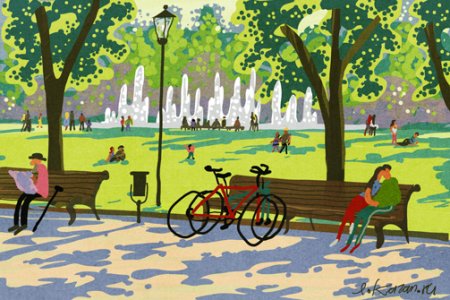 Парк Горького картина