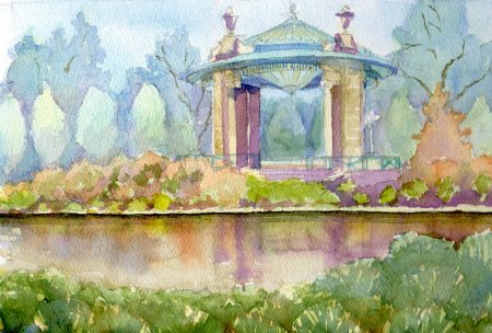 Парк рисунок