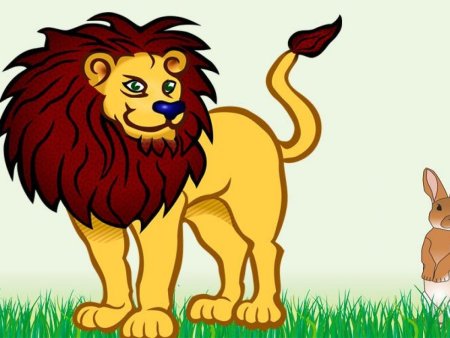 Поэтапное рисование Льва