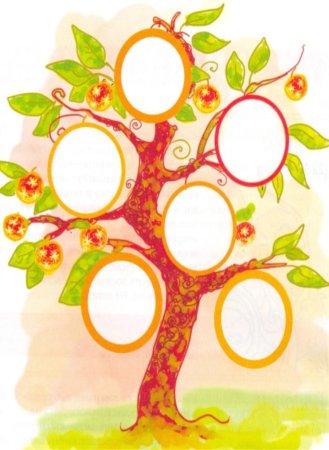 Дерево из отпечатков ладошек