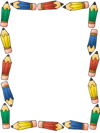 Рамка рисунок цветной