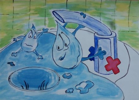 Рисунок на тему вода
