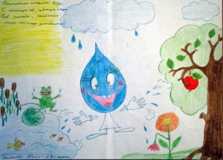 День воды рисунок