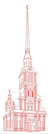 Рисуем Петропавловскую соборэс детьми