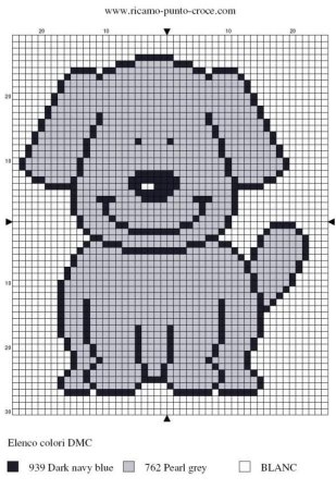 Щенки жаккардовые узоры спицами для детей