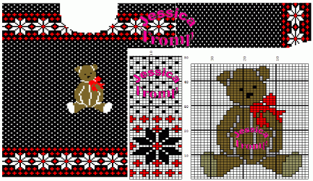 Жаккардовые узоры детские