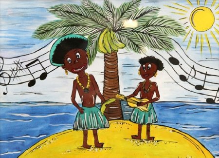 Танец дикарей рисунок