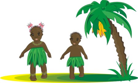 Африканцы мультяшные