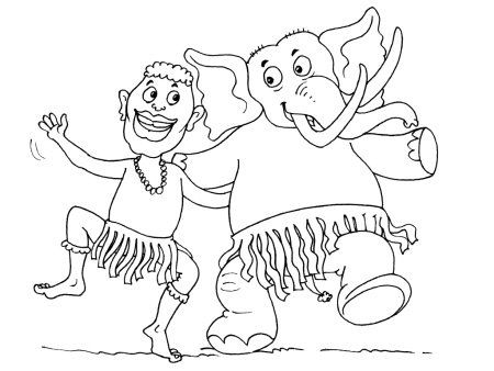 Пещерные люди и огонь