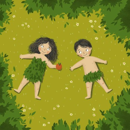 Адам и ева прикольные