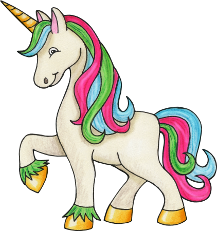 Картинки для срисовки Единорог