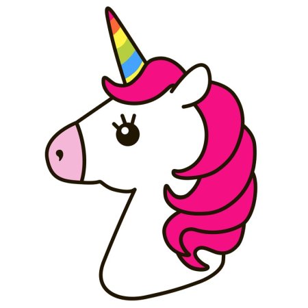 Единорог для срисовки