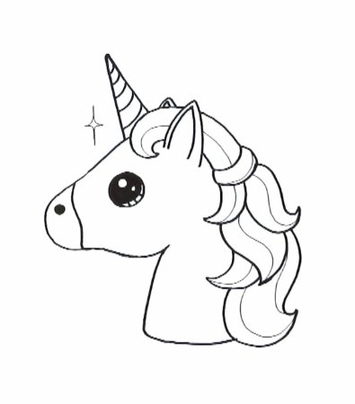 Единорог рисунок карандашом
