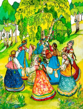 Аленький цветочек иллюстрации Ионовой