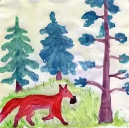 Иллюстрация к рассказу Пришвина Лисичкин хлеб