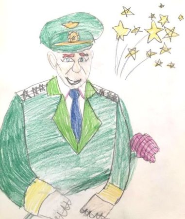 Портрет ветерана Великой Отечественной войны рисунки детей