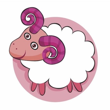 Овен на прозрачном фоне