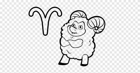 Овен знак зодиака рисунок