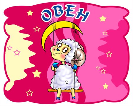 Раскраска Овен знак зодиака