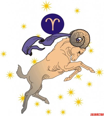 Овен рисунок детский