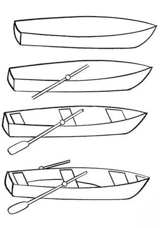 Лодка для рисования