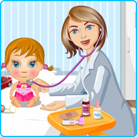 Медсестра в детском саду для детей