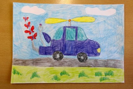 Рисование удивительный транспорт