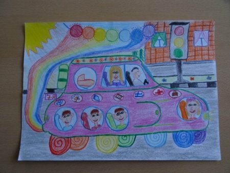 Транспорт будущего глазами детей