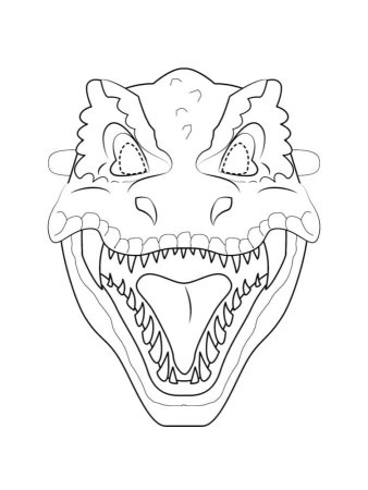 Маска t-Rex Тираннозавр