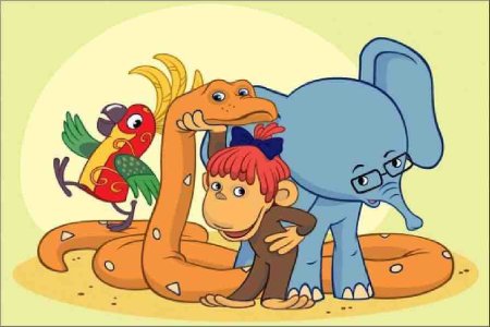 38 Попугаев герои мультфильма удав