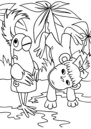 Раскраски из мультфильмов