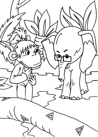 38 Попугаев раскраска удав