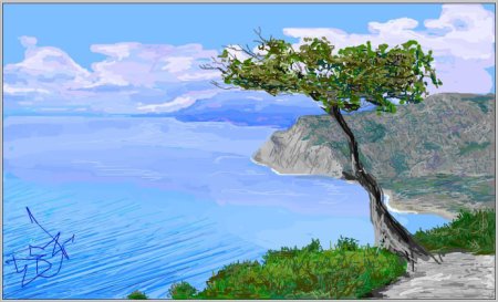 Природа Крыма рисунки