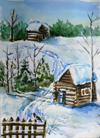 Композиции по зимним пейзажам