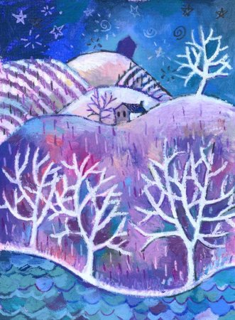 Рисование восковыми мелками