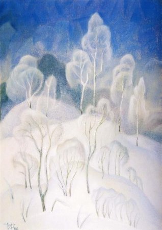 Борис Смирнов- Русецкий зима