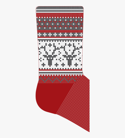 Жаккаржовы узор ля новоони носков