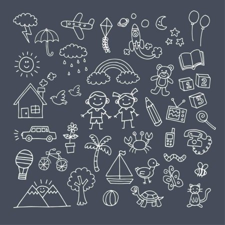 Мел рисунок для детей