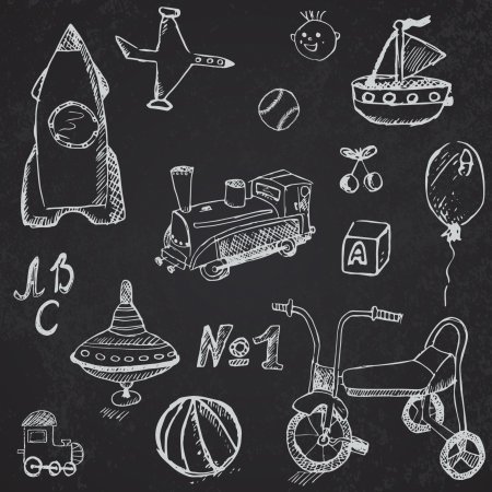 Меловая доска детская текстура