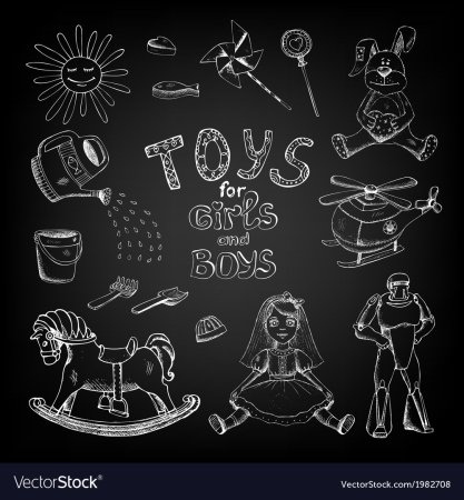 Игрушка меловая доска