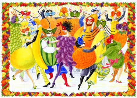 Карнавал рисунок