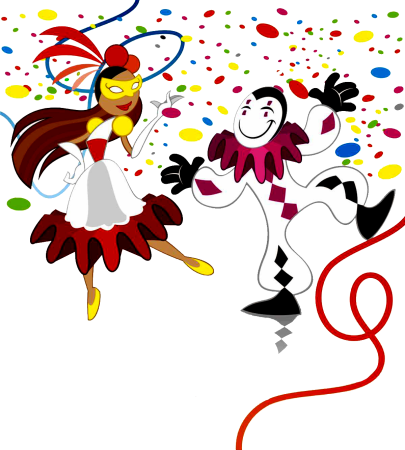 Карнавал рисунок для детей