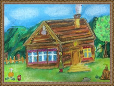 Изба карандашом