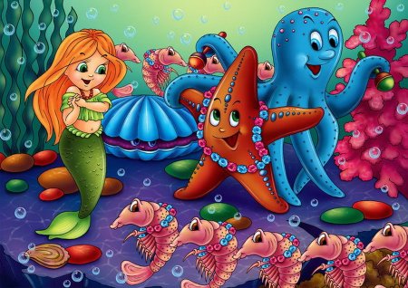 Морские жители сказочные