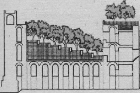 Висячие сады Семирамиды рисунок легкий