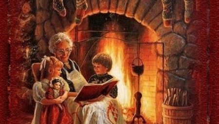 У камелька Чайковский