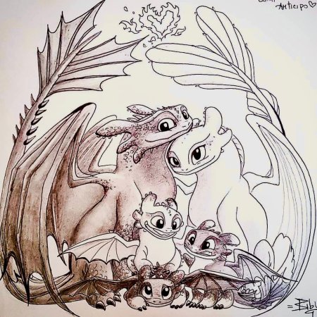 Раскраски драконов