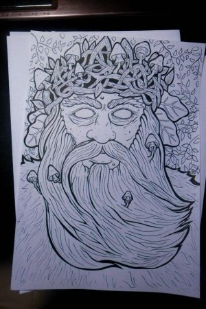 Иллюстрация к балладе Лесной царь